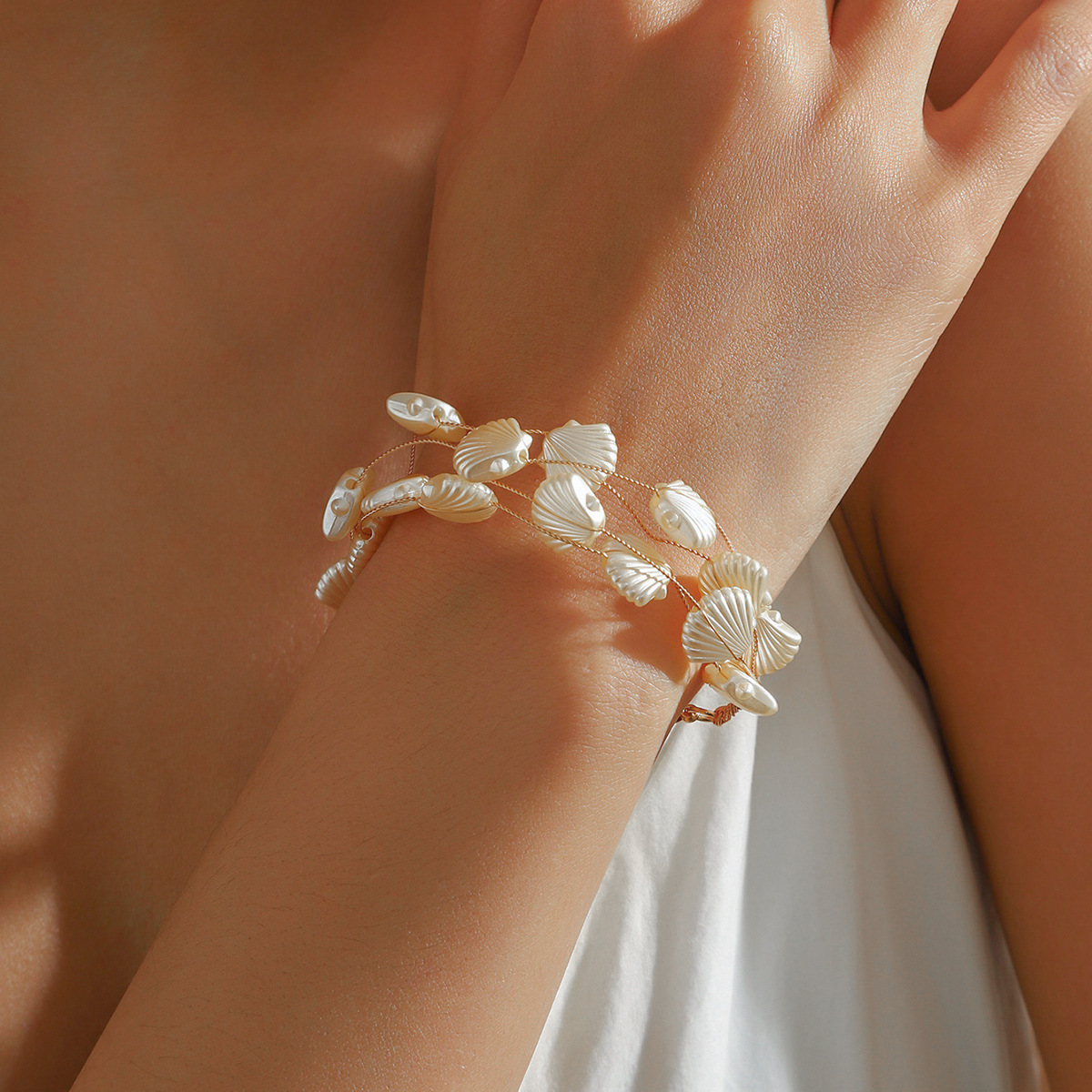 Women Accessories In Amazon - 액세서리 기질 바로크풍 인조 진주 팔찌