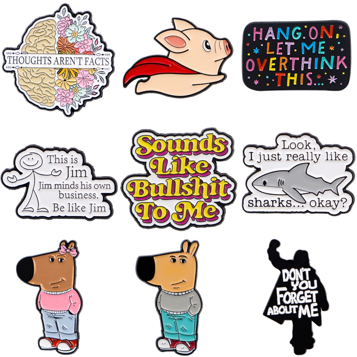 Women Accessories Quotes - 여성을 위한 귀여운 상어 브로치 멋진