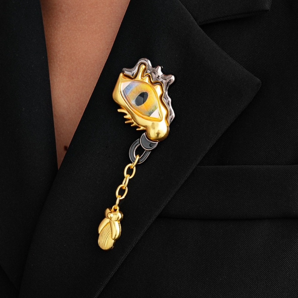 고급 금속 눈물방울 태슬 브로치 핀 여성 패션 유니크  - Women'S Accessories For Suit 리뷰 및 가격