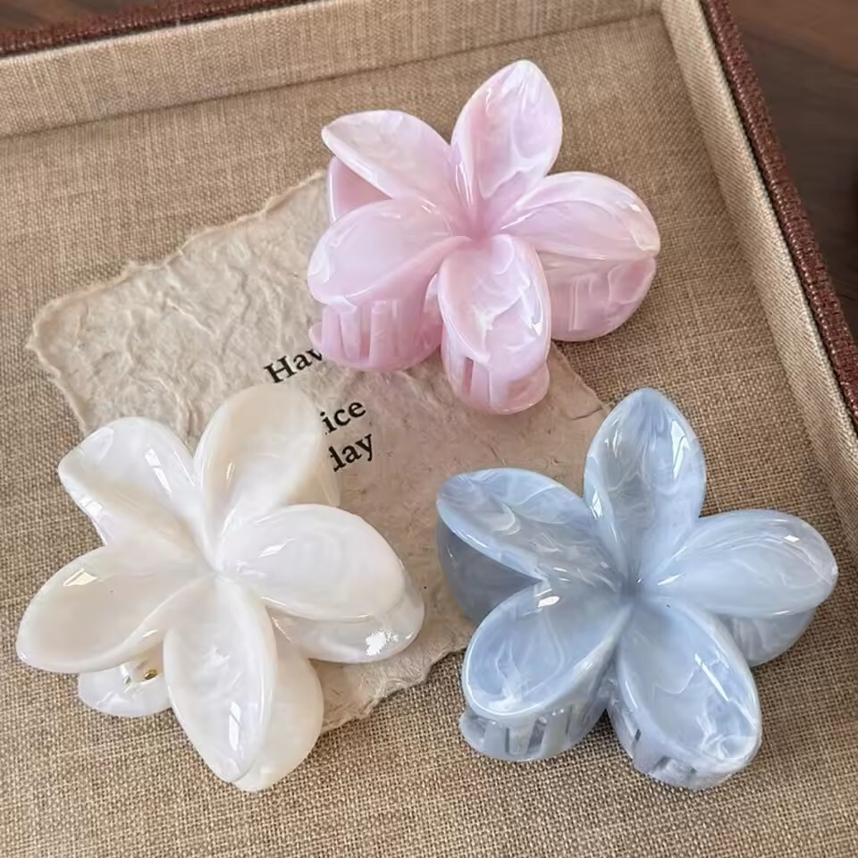 간단한 금속 기하학적 헤어 클로 클립, 우아한 기하학적 - Women'S Korean Accessories 리뷰 및 가격