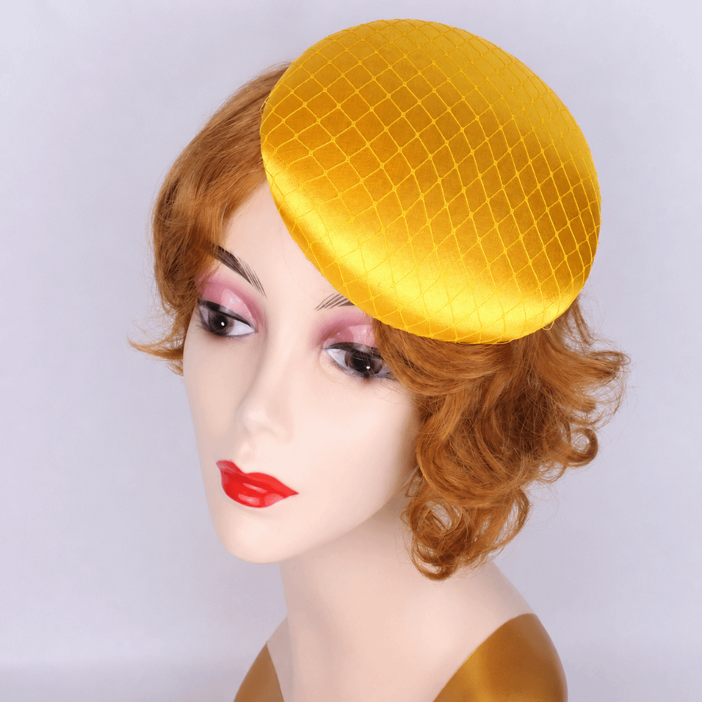 솔리드 컬러 파시네이터 베이스 와이드 브림 15cm 마 - Women'S Accessories In The 1920S 리뷰 및 가격