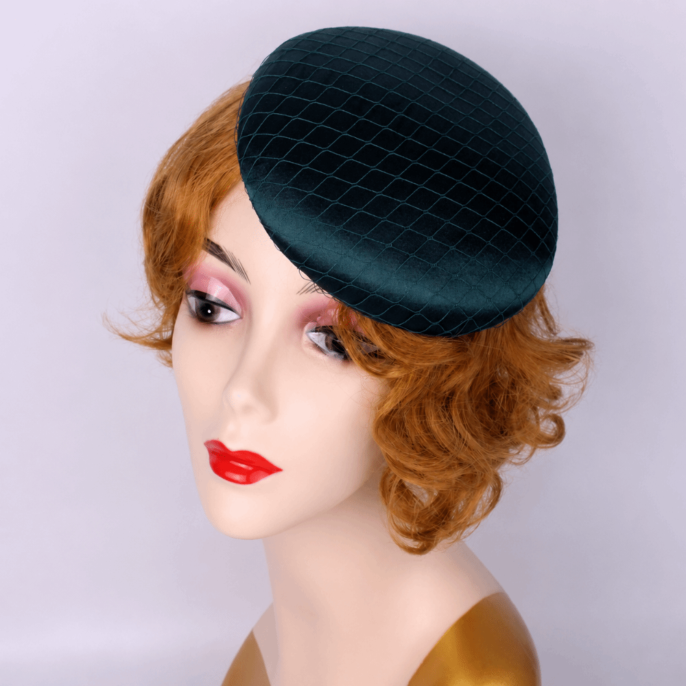 솔리드 컬러 파시네이터 베이스 와이드 브림 15cm 마 - Women'S Accessories In The 1920S 리뷰 및 가격