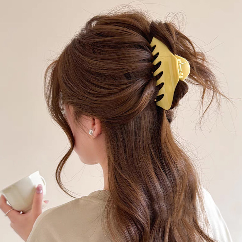 한국 스타일의 검은색 물방울 무늬 헤어핀, 샤크핀, 노 - Women'S Yellow Accessories 리뷰 및 가격