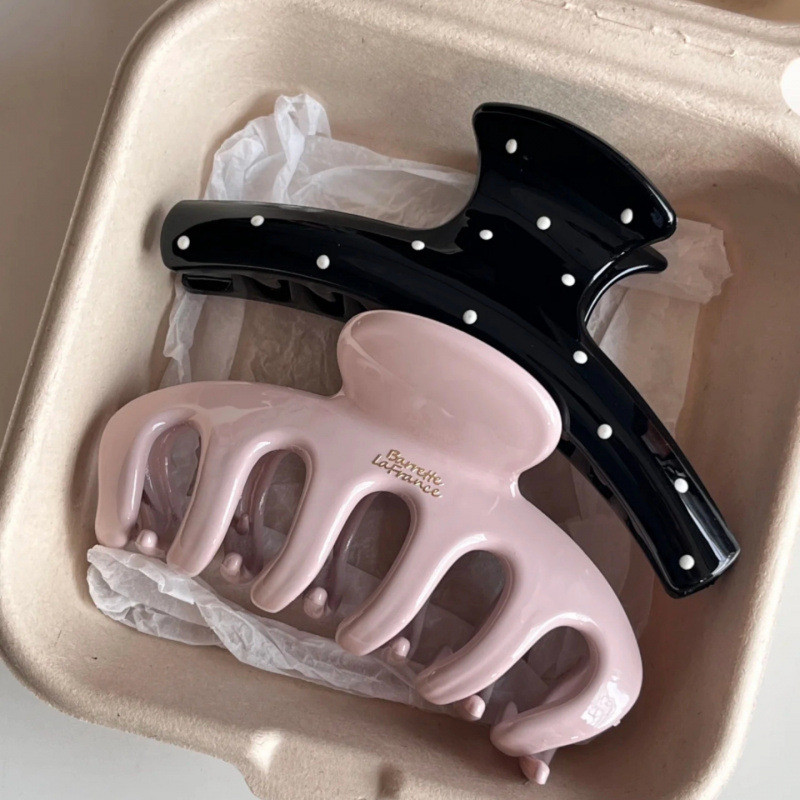 대형 아크릴 드래곤 본 샤크 헤어 클립 프랑스 스타일  - Women'S Korean Accessories 리뷰 및 가격