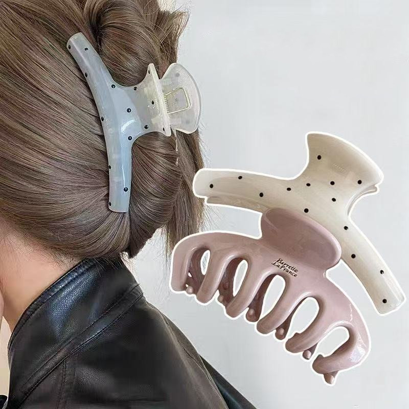 대형 아크릴 드래곤 본 샤크 헤어 클립 프랑스 스타일  - Women'S Korean Accessories 리뷰 및 가격