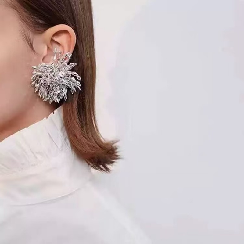새로운 아마존 유럽 및 미국 메탈 불꽃놀이 귀걸이 여성 - Women Accessories In Amazon 리뷰 및 가격