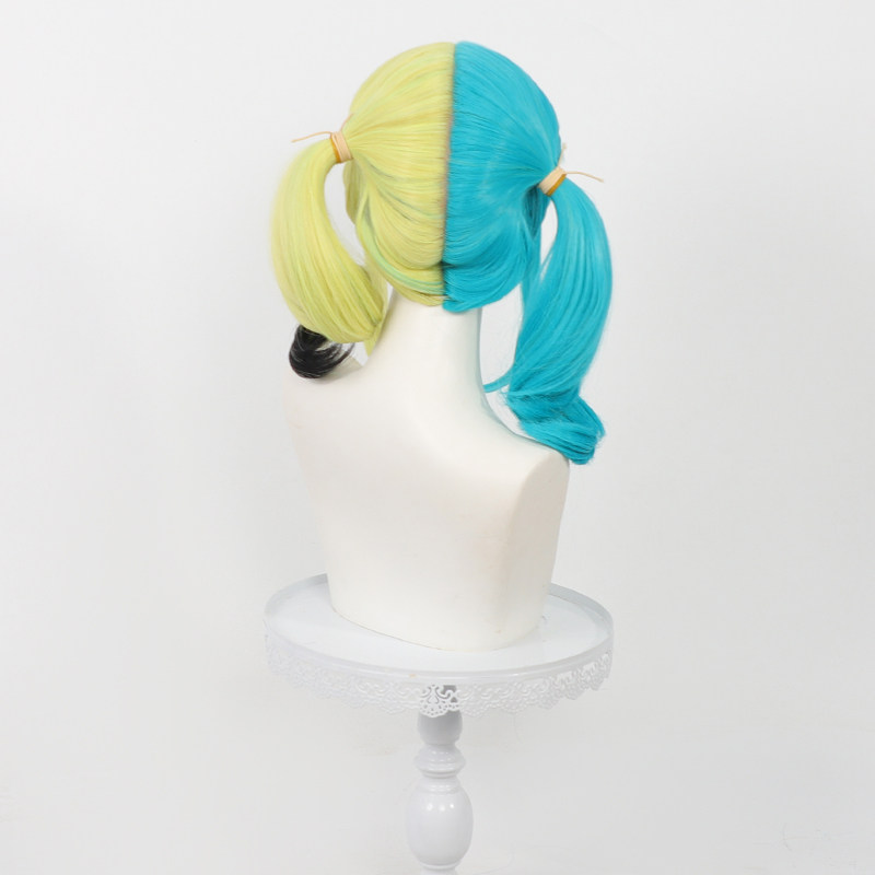 애니메이션 카나리 코스프레 가발 내열성 노란색 녹색 피 - Women'S Yellow Accessories 리뷰 및 가격