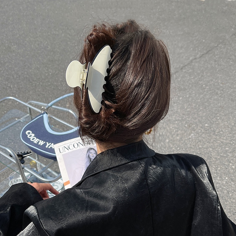 여성용 프랑스 우아한 대형 아세테이트 헤어 클로 클립, - Women Accessories Business 리뷰 및 가격