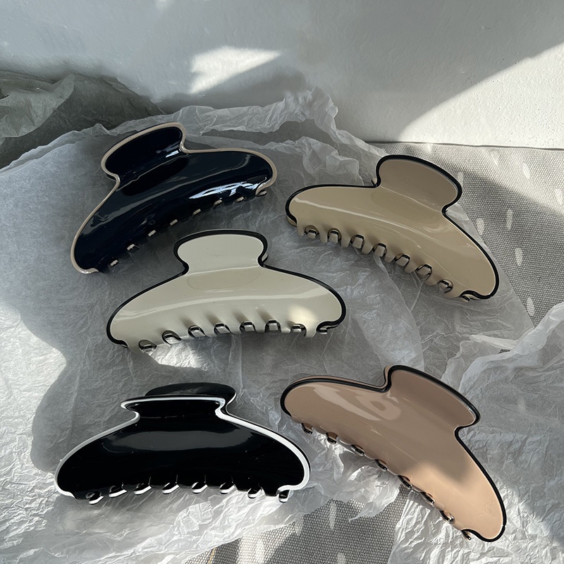 여성용 프랑스 우아한 대형 아세테이트 헤어 클로 클립, - Women Accessories Business 리뷰 및 가격
