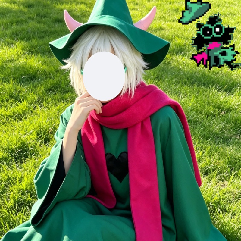 Deltarune Ralsei 코스프레 의상 녹색 망토 - Women'S Ear Accessories 리뷰 및 가격