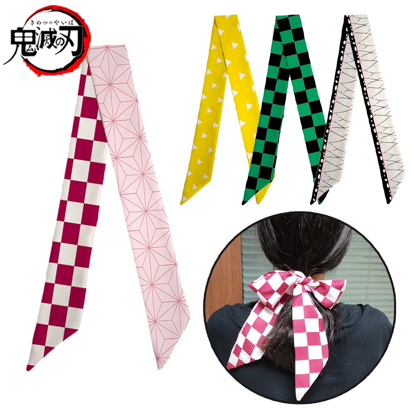 악마 슬레이어 네즈코 시노부 여성용 스카프 패션 헤어밴 - Women'S Accessories Flannels 리뷰 및 가격