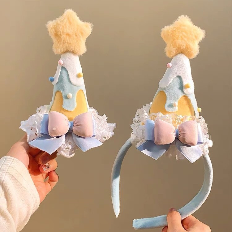 귀여운 분위기 파티 헤어 액세서리 소녀 감성 노란 별  - Women'S Yellow Accessories 리뷰 및 가격