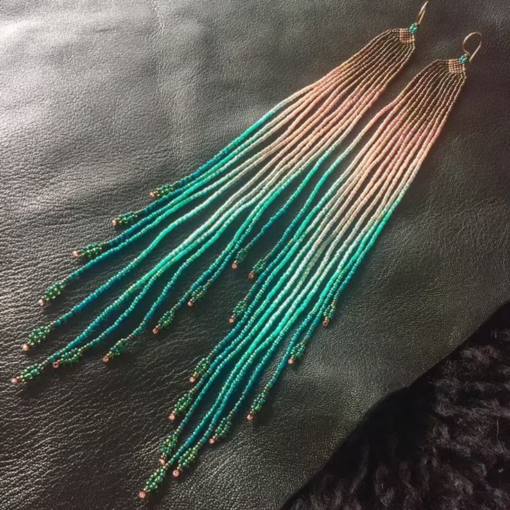 쌀 구슬 귀걸이 그라디언트 색상 Tassels 보헤미아 - Tassel Earrings Boho 리뷰 및 가격