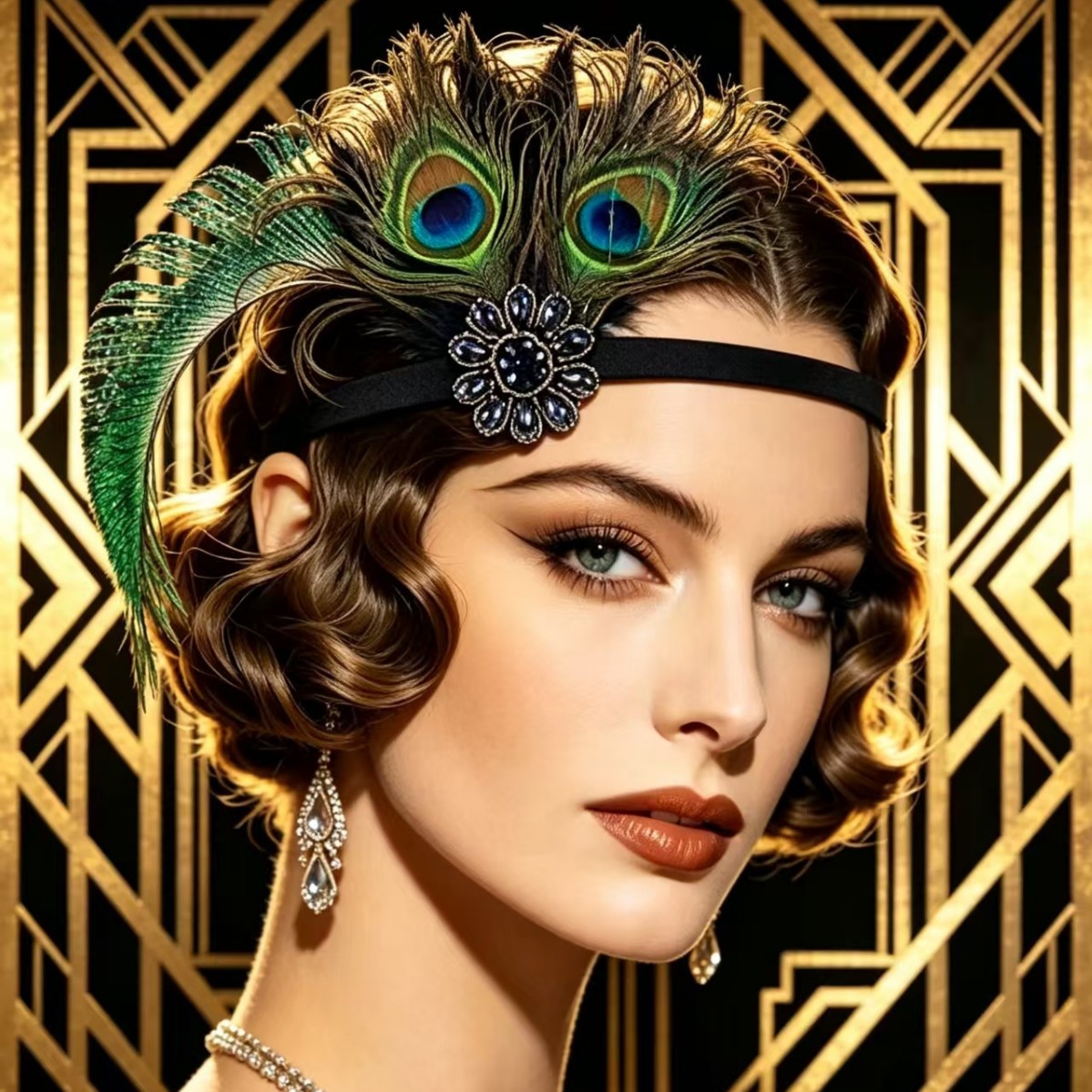 1920년대 플래퍼 스타일 공작 깃털 머리띠, 빈티지  - Women'S Accessories In The 1920S 리뷰 및 가격