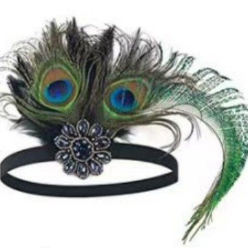 1920년대 플래퍼 스타일 공작 깃털 머리띠, 빈티지  - Women'S Accessories In The 1920S 리뷰 및 가격