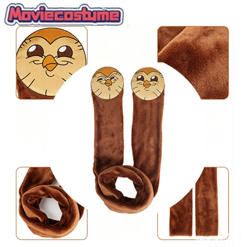만화 후티 스카프 올빼미 판타지 코스프레 하우스 의상  - Women'S Accessories Flannels 리뷰 및 가격