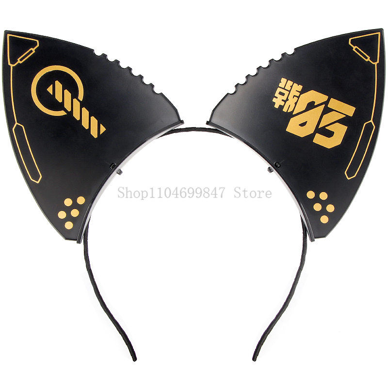 사이버 펑크 마스크 메카 기계 고양이 귀 머리띠 코스프 - Women'S Ear Accessories 리뷰 및 가격