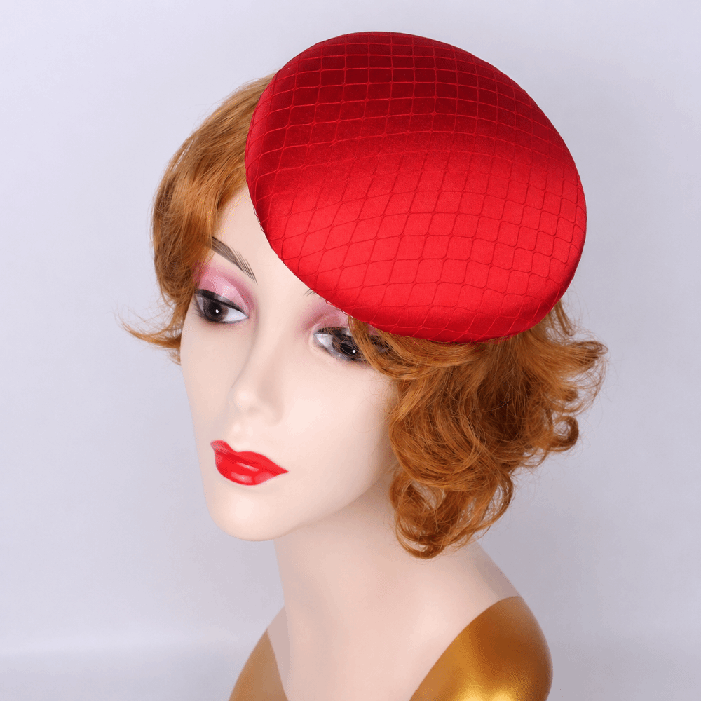 솔리드 컬러 파시네이터 베이스 와이드 브림 헤드피스 빈 - Women'S Accessories In The 1920S 리뷰 및 가격