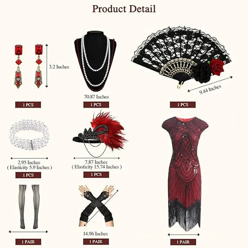 여성용 1920년대 드레스 플래퍼 드레스 레이스 팬 깃 - Women'S Accessories In The 1920S 리뷰 및 가격